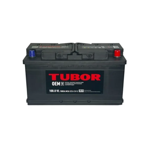 Аккумулятор TUBOR Standart euro 100Ah EN820