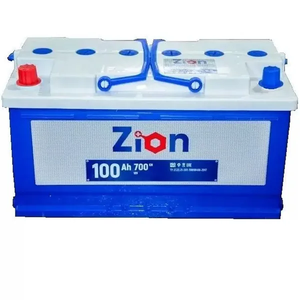 Аккумулятор ZION 100 Ач 700 А (EN), прямая полярность, LN5