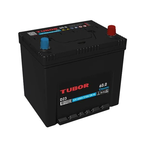 Аккумулятор TUBOR Classic Asia 60Ah euro EN510