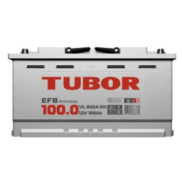 Аккумулятор TUBOR EFB euro 100Ah EN930