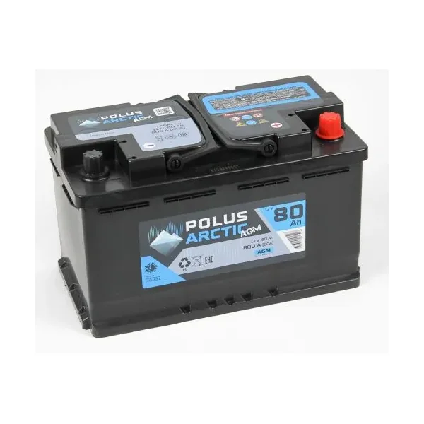 Аккумулятор POLUS Arctic AGM 80Ah euro EN850