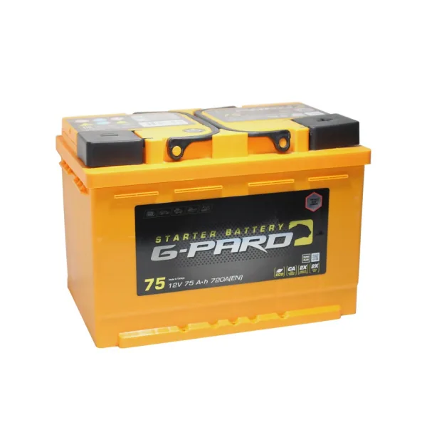Аккумулятор G-PARD 75Ah euro EN720 низ