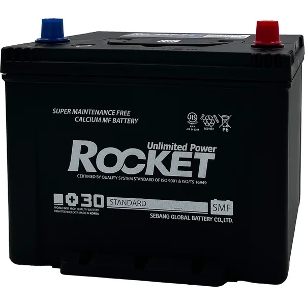 Аккумулятор ROCKET 60 Ач 650 А (EN), обратная полярность, D23