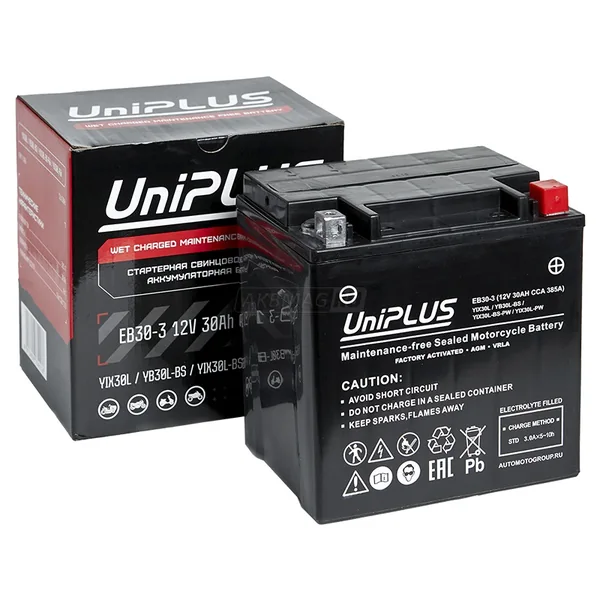 Аккумулятор UniPLUS EB30-3 30Ач CC385
