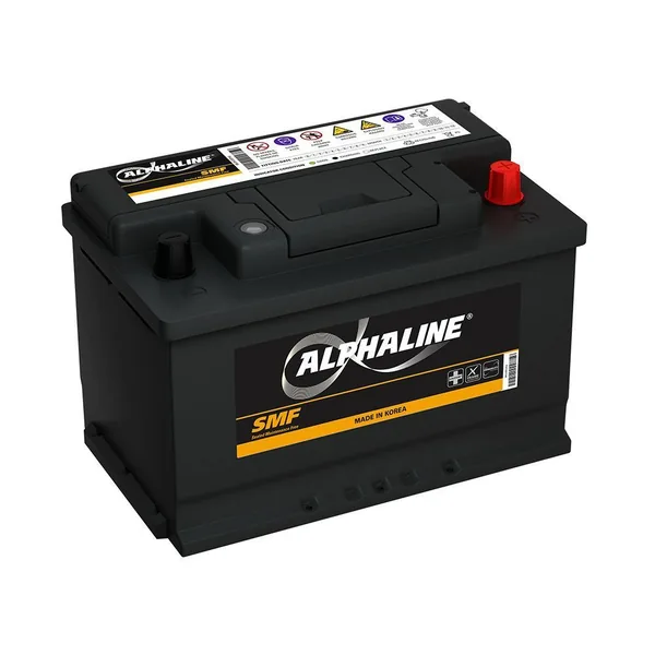 Аккумулятор ALPHALINE 74Ah euro низ EN750 SMF57412 (Юж.Корея) Срок гарантии 2 года 278*175*175