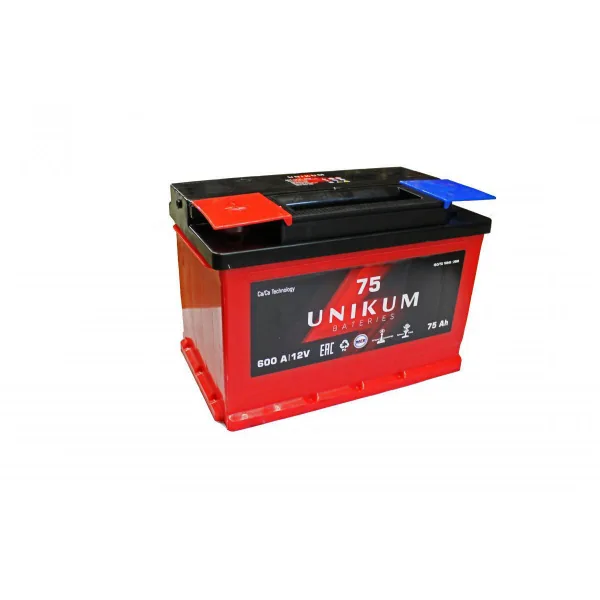 Аккумулятор UNIKUM 75Ah прямой EN600