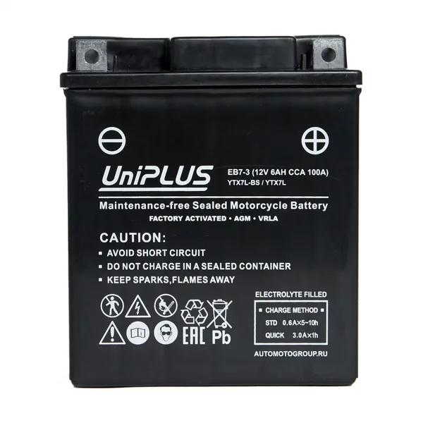 Аккумулятор UniPLUS High Performance 6 Ач 85 А (EN), обратная полярность, YTX7L