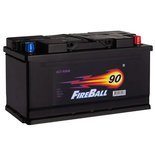 Аккумулятор FIRE BALL 90 Ач 760 А (EN), прямая полярность, LN5