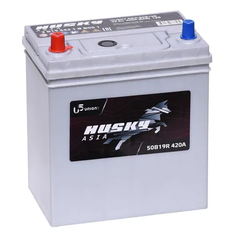 Аккумулятор HUSKY ASIA 42 Ач 370 А (EN), прямая полярность, B19