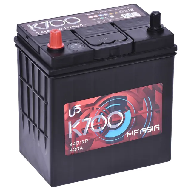 Аккумулятор K700 40 Ач 420 А (EN), прямая полярность, B19