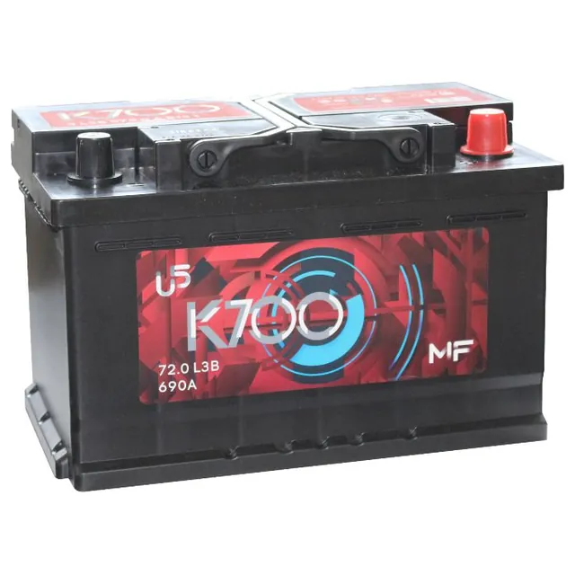 Аккумулятор K700 72 Ач 680 А (EN), обратная полярность, LN3