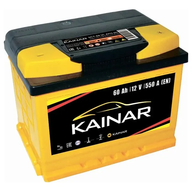 Аккумулятор KAINAR 60 Ач 520 А (EN), обратная полярность, LN2