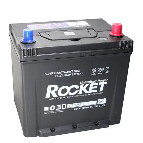 Аккумулятор ROCKET 75D23L 65 Ач 590 А (SAE), обратная полярность