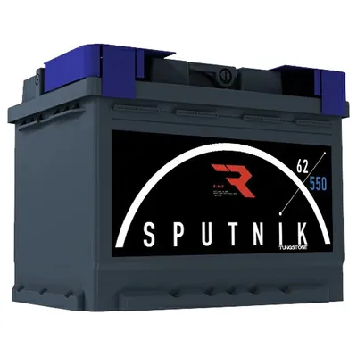 Аккумулятор SPUTNIK 62 Ач 550 А (EN), прямая полярность, LN2