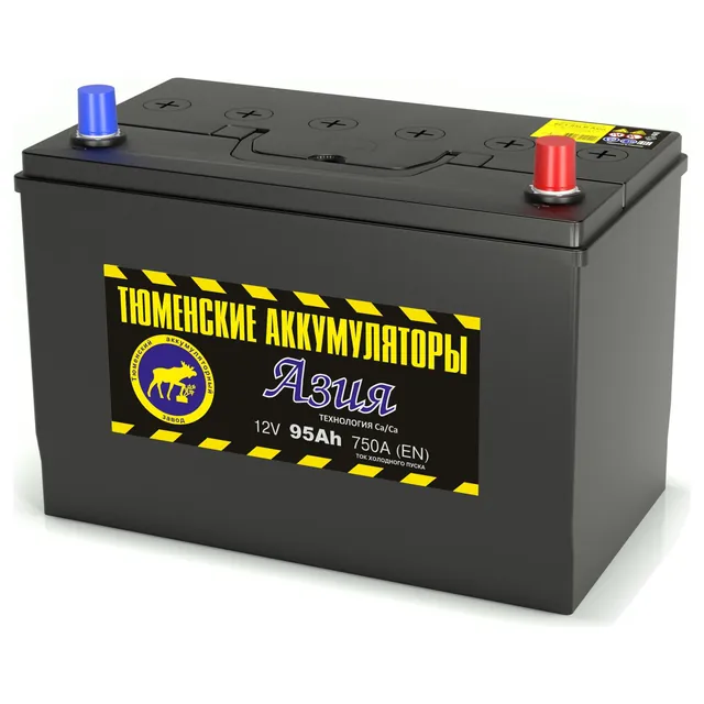 Аккумулятор ТЮМЕНСКИЕ АККУМУЛЯТОРЫ 95 Ач 750 А (EN), обратная полярность, D31