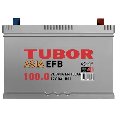 Аккумулятор TUBOR 100 Ач 880 А (EN), обратная полярность, D31