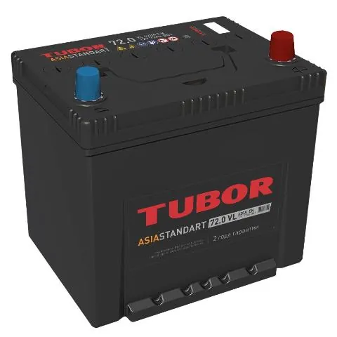 Аккумулятор TUBOR 72 Ач 620 А (EN), обратная полярность, BCI-35