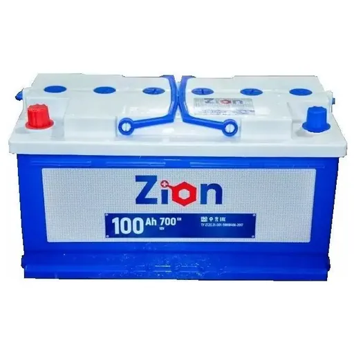 Аккумулятор ZION 100 Ач 700 А (EN), прямая полярность, LN5